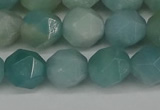 CNG6175 15.5 inches 10mm faceted nuggets amazonite gemstone beads