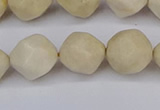 CNG6196 15.5 inches 10mm faceted nuggets jasper beads