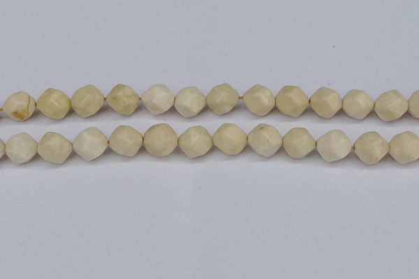 CNG6196 15.5 inches 10mm faceted nuggets jasper beads