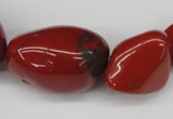 CNG63 15.5 inches 10*15mm - 25*40mm nuggets red jasper beads