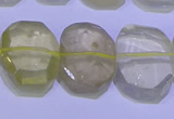 CNG6304 15.5 inches 13*18mm - 15*20mm faceted freeform lemon quartz beads