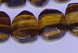 CNG6314 13*18mm - 15*20mm faceted freeform yellow tiger eye beads