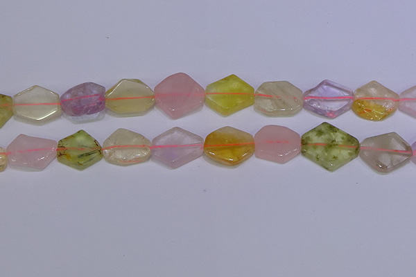 CNG6338 15.5 inches 14*18mm - 16*22mm freeform mixed quartz beads