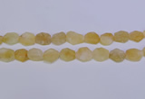 CNG6355 15.5 inches 14*18mm - 16*22mm freeform matte citrine beads