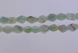 CNG6361 15.5 inches 14*18mm - 16*22mm freeform matte fluorite beads