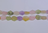 CNG6363 15.5 inches 14*18mm - 16*22mm freeform matte mixed quartz beads