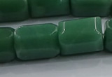 CNG6415 15.5 inches 15*20mm faceted nuggets green aventurine beads