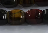 CNG6427 15.5 inches 15*20mm faceted nuggets mixed tiger eye beads