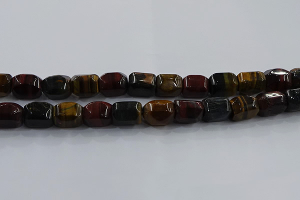 CNG6427 15.5 inches 15*20mm faceted nuggets mixed tiger eye beads