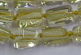 CNG6806 15.5 inches 5*8mm - 8*12mm nuggets lemon quartz beads