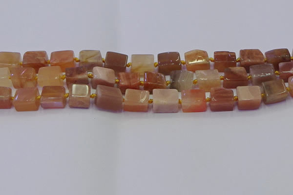 CNG6825 15.5 inches 8*12mm - 10*16mm nuggets sunstone beads