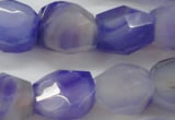 CNG686 15.5 inches 15*18mm - 18*20mm faceted nuggets agate beads