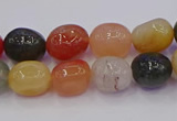 CNG6888 8*12mm - 10*14mm nuggets mixed rutilated quartz beads