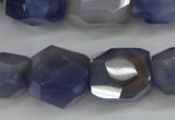 CNG689 15.5 inches 15*18mm - 18*20mm faceted nuggets agate beads