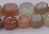 CNG6897 15.5 inches 12*16mm - 13*18mm nuggets mixed moonstone beads