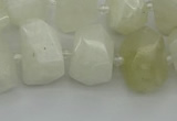 CNG6925 12*16mm - 15*20mm faceted nuggets white moonstone beads