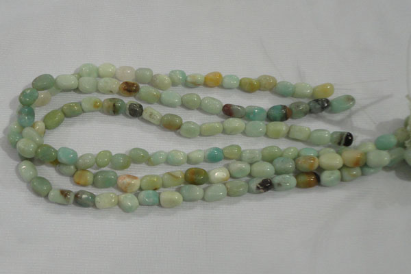 CNG701 15.5 inches 8*10mm nuggets amazonite beads wholesale