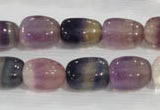 CNG707 15.5 inches 10*14mm nuggets fluorite beads wholesale