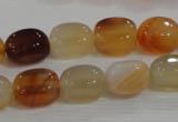 CNG714 15.5 inches 10*14mm nuggets red agate beads wholesale