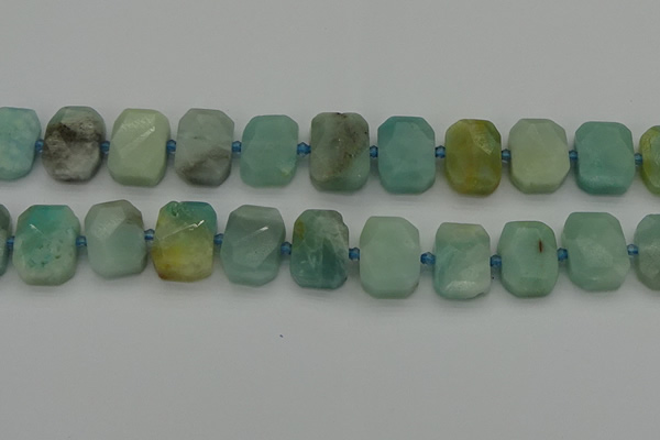 CNG7201 15.5 inches 13*18mm - 15*20mm faceted freeform amazonite beads