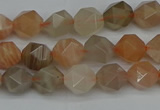 CNG7291 15.5 inches 8mm faceted nuggets moonstone beads