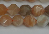 CNG7292 15.5 inches 10mm faceted nuggets moonstone beads