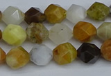 CNG7370 15.5 inches 6mm faceted nuggets mixed opal beads