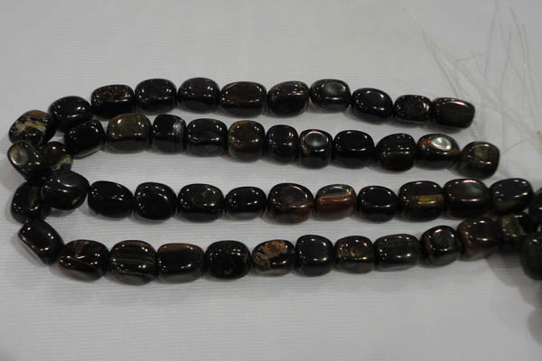 CNG739 15.5 inches 13*18mm nuggets blue tiger eye beads wholesale