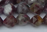 CNG7412 15.5 inches 10mm faceted nuggets tourmaline beads