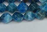 CNG7431 15.5 inches 8mm faceted nuggets apatite gemstone beads