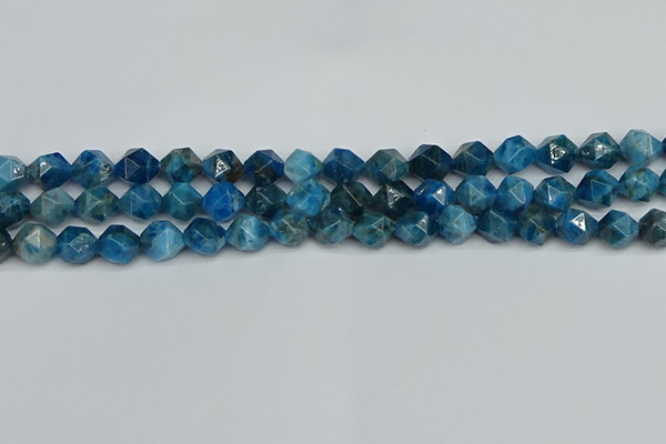 CNG7431 15.5 inches 8mm faceted nuggets apatite gemstone beads