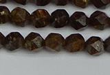 CNG7440 15.5 inches 6mm faceted nuggets bronzite gemstone beads