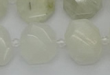 CNG7454 12*16mm - 15*20mm faceted freeform white moonstone beads