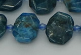 CNG7457 15.5 inches 12*16mm - 15*20mm faceted freeform apatite beads