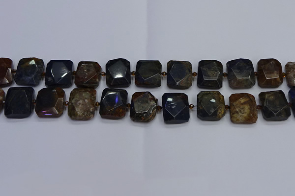 CNG7482 15.5 inches 18*25mm - 20*28mm faceted freeform pietersite beads