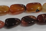 CNG753 15.5 inches 14*20mm nuggets agate beads wholesale