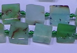 CNG7549 12*14mm - 14*15mm freeform Australia chrysoprase beads