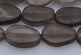 CNG7573 15.5 inches 10*14mm - 13*18mm freeform smoky quartz beads