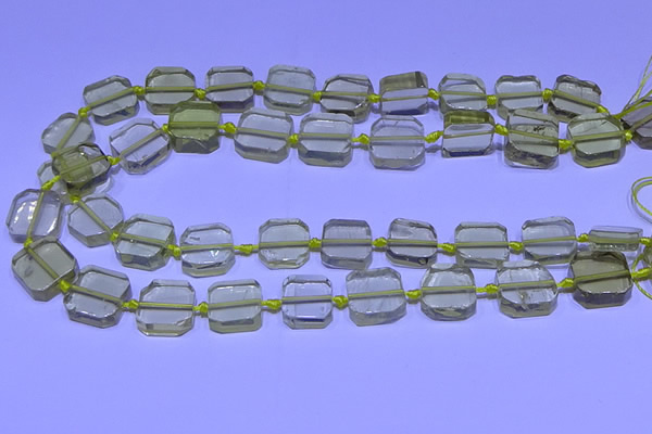 CNG7602 15.5 inches 12*14mm - 15*16mm freeform lemon quartz beads