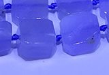 CNG7604 15.5 inches 14*15mm - 15*16mm freeform blue chalcedony beads