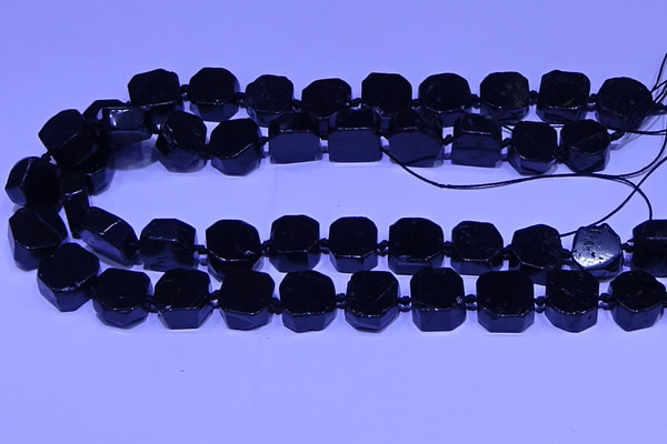 CNG7606 15.5 inches 12*14mm - 15*16mm freeform black tourmaline beads