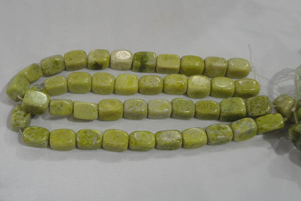 CNG761 15.5 inches 15*20mm nuggets lemon jade beads wholesale