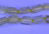 CNG7636 15.5 inches 5*7mm - 8*10mm nuggets lemon quartz beads