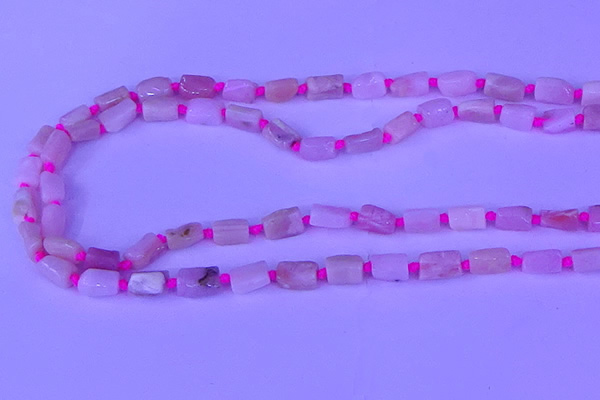 CNG7638 15.5 inches 5*7mm - 8*10mm nuggets pink opal beads