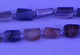 CNG7642 15.5 inches 5*7mm - 8*10mm nuggets Botswana agate beads