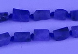 CNG7645 15.5 inches 5*6mm - 6*8mm nuggets tanzanite beads