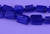 CNG7646 15.5 inches 5*7mm - 8*10mm nuggets blue kyanite beads