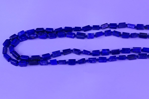 CNG7654 15.5 inches 5*6mm - 6*9mm nuggets lapis lazuli beads