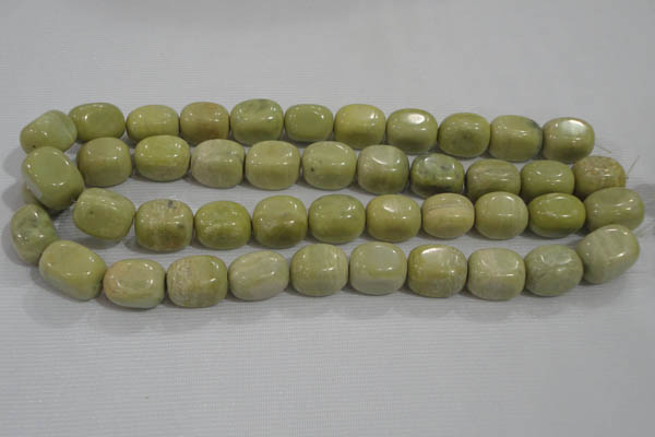 CNG771 15.5 inches 15*18mm nuggets lemon jasper beads wholesale