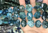 CNG7787 15.5 inches 13*18mm - 15*25mm faceted freeform apatite beads